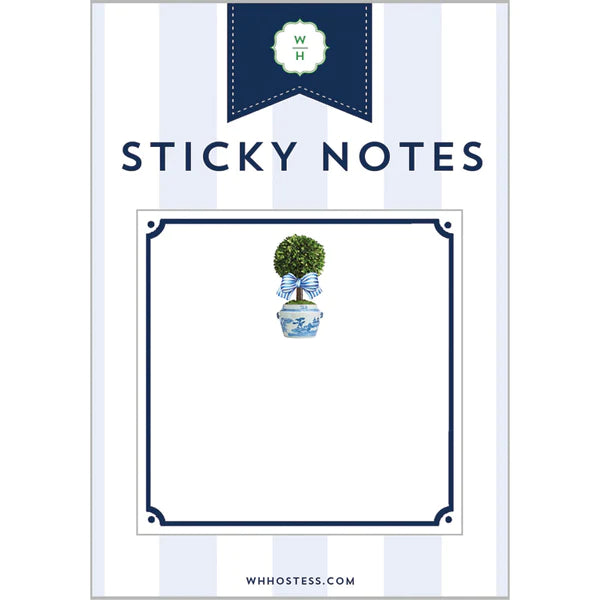 Striped Topiary Single Sticky Notes