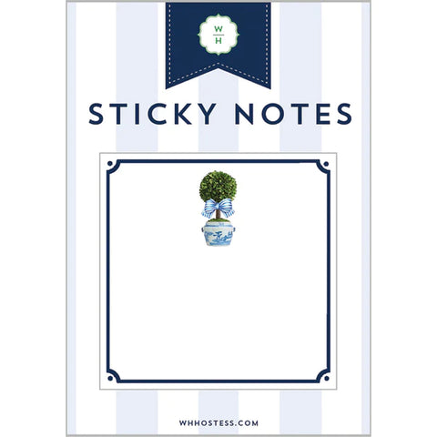 Striped Topiary Single Sticky Notes