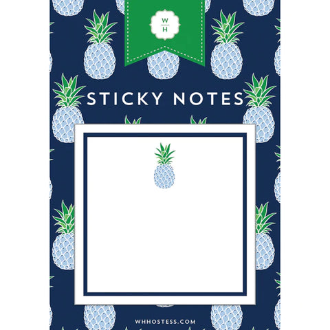 Blue Pineapple Single Sticky Notes