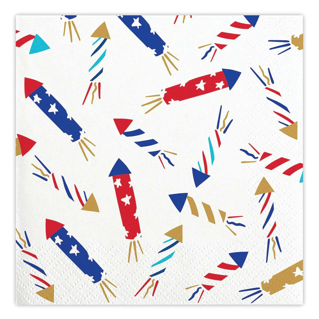 Firecracker Beverage Napkins