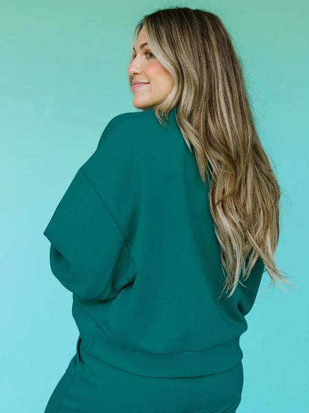 Millie Lux Sweatshirt | Spruce