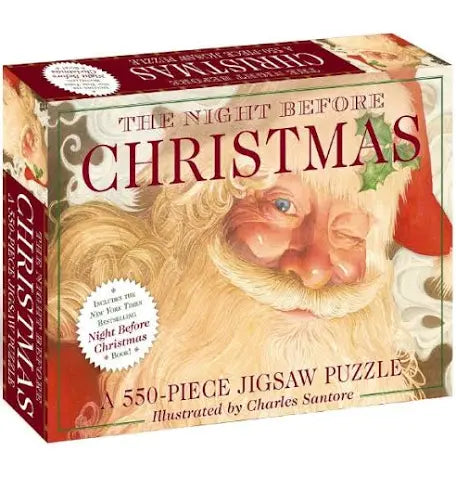 The Night Before Christmas: 550-Piece Jigsaw Puzzle & Book: A 550-Piece Family Jigsaw Puzzle Featuring The Night Before Christmas!