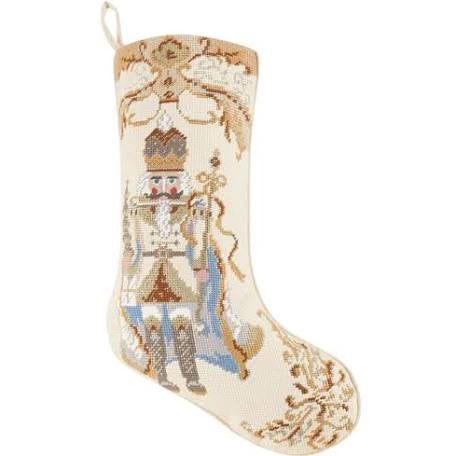 Nutcracker Needlepoint Stocking