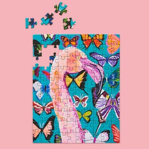 Lady Flamingo Puzzle