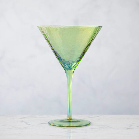 Apertivo Martini Glass | Luster Green