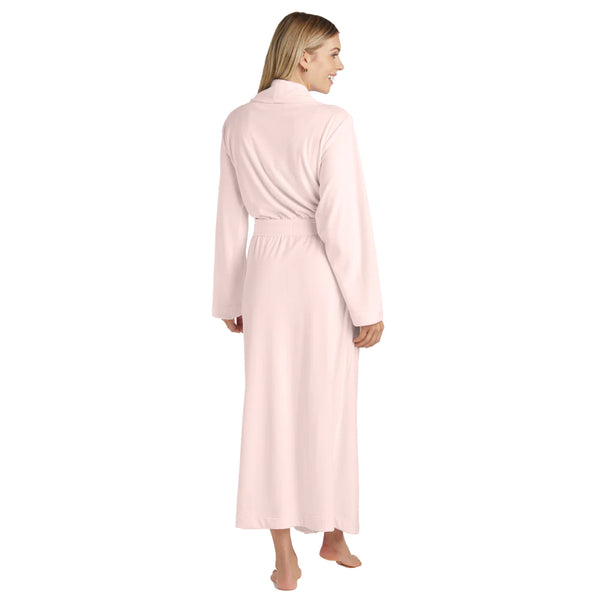 Serenity Shear Mink Wrap Robe | Blush Pink