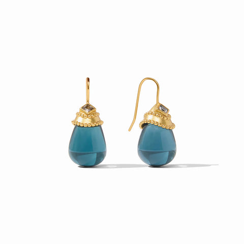Noel Earrings | Peacock Blue