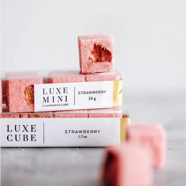 Strawberry Champagne Luxe  Mixology Cubes