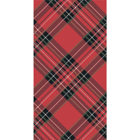Red Plaid Guest Towels