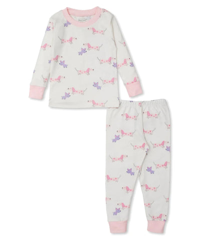 Puppy Fun Pink Pajama Set
