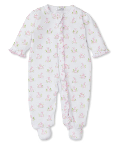 Cottontail Hollows Pink Zip Footie