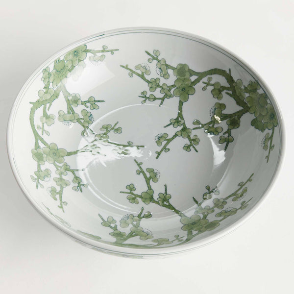 Imperial Empress Decorative Footed Bowl - Green & White