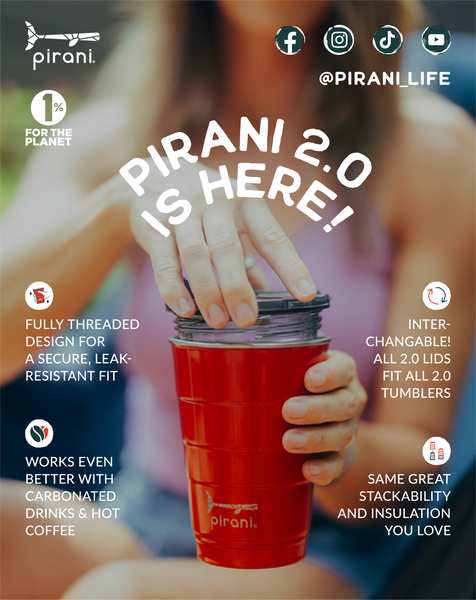 16oz (2.0) Insulated Stackable Tumbler | Party Red
