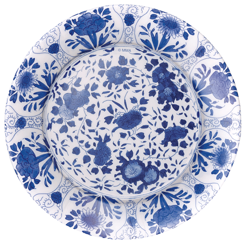 Paper Dinner Plates | Delft Blue