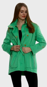 Tess Anorak Lined Jacket | Irish Green