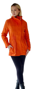 Tess Anorak Lined Jacket | Orange
