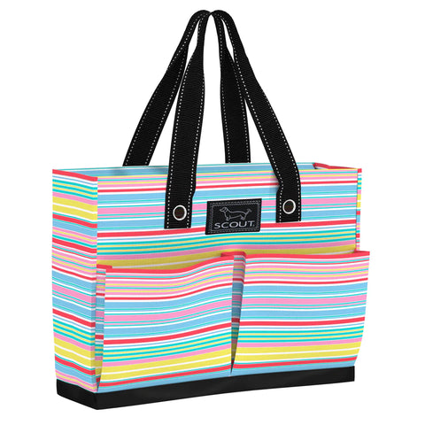 Uptown Girl Pocket Tote Bag | Ripe Stripe