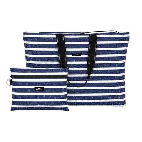 Plus 1 Foldable Travel Bag | Nantucket Navy