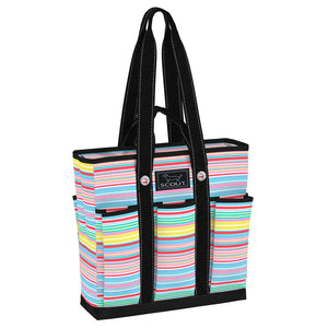 Pocket Rocket Pocket Tote Bag | Ripe Stripe