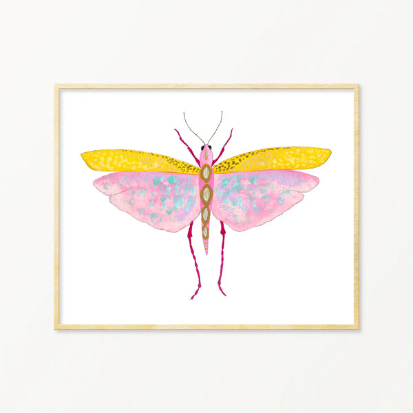 Grasshopper #2 Art Framed Print