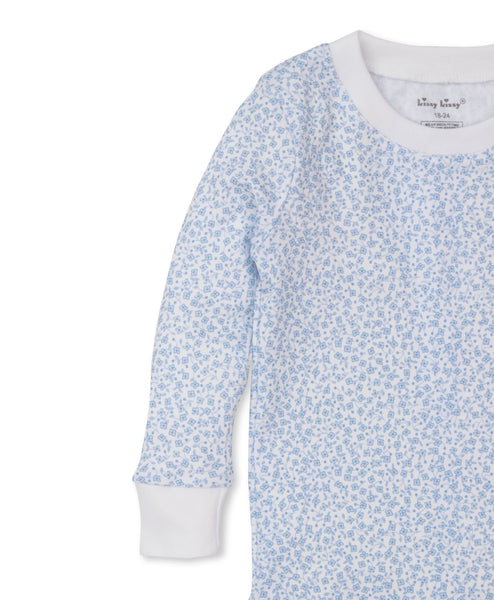 Petite Blooms Pajama Set | Blue