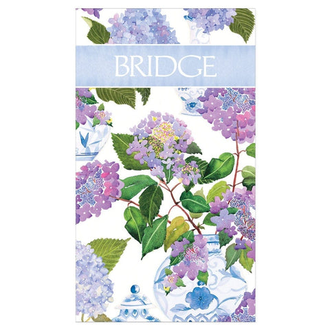 Hydrangeas and Porcelain Bridge Score Pad