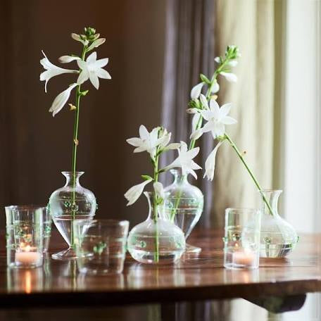 Green Roping and Medallion Bud Vase