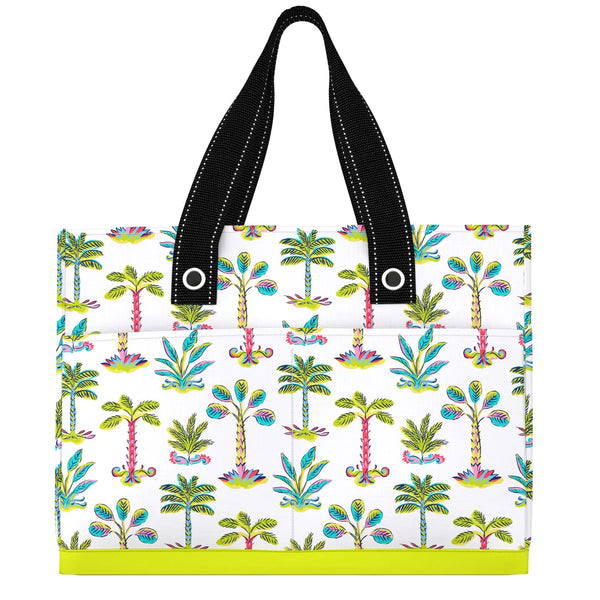 Uptown Girl Pocket Tote Bag | Hot Tropic