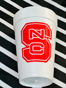 North Carolina State University Foam Cups