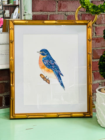 Bluebird Framed Art Print