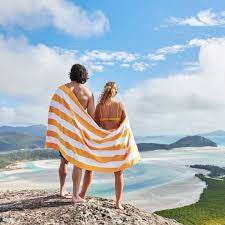 XL Quick Dry Beach Towel | Ipanema Orange