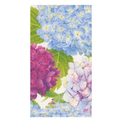 Hydrangea Garden Blue Guest Towel Napkins