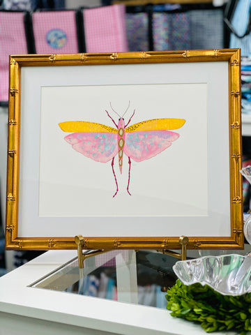 Grasshopper #2 Art Framed Print