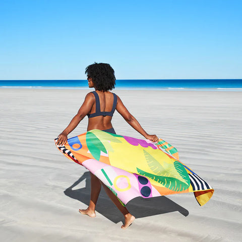 XL Quick Dry Beach Towel | Joyful Discovery