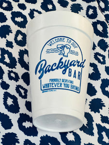 Backyard Bar Foam Cups