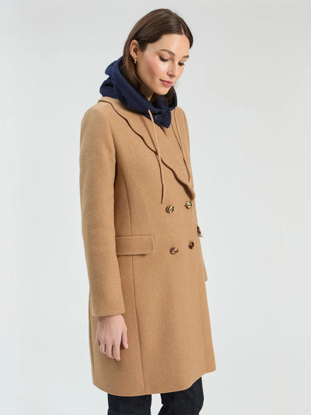 Double Breasted Wool Camel Coat