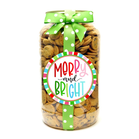 Chocolate Chip Cookies | Merry and Bright Gallon Jar