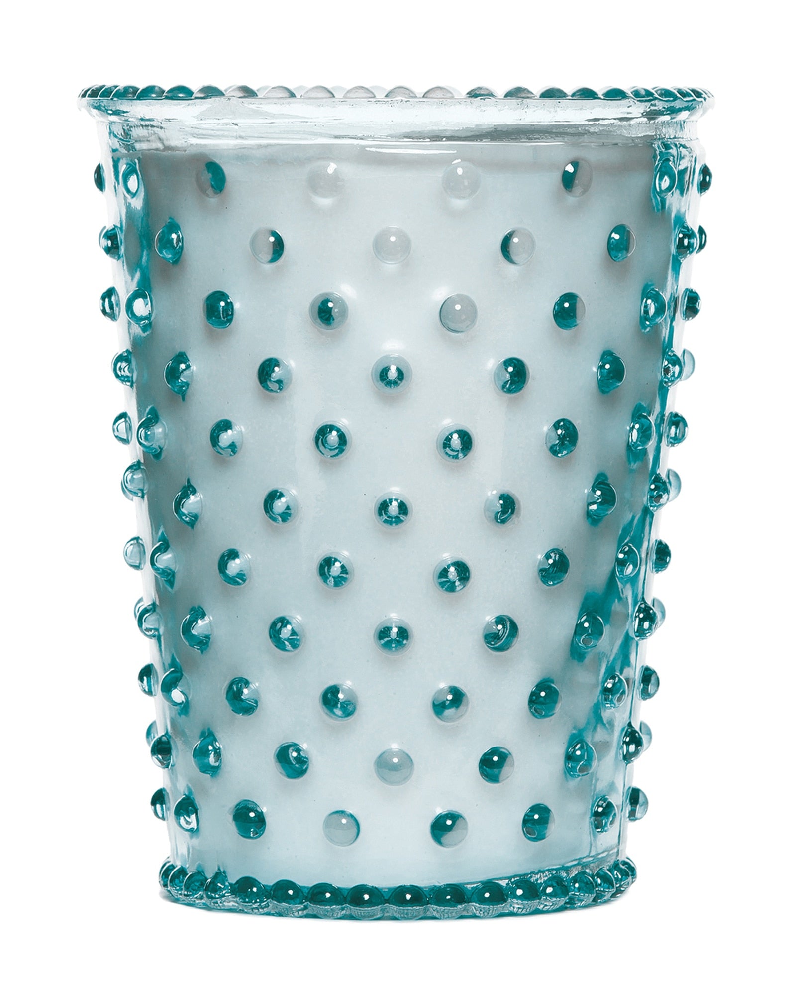 No. 77 Rain Hobnail Glass Candle