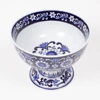 Chinoiserie Footed Bowl