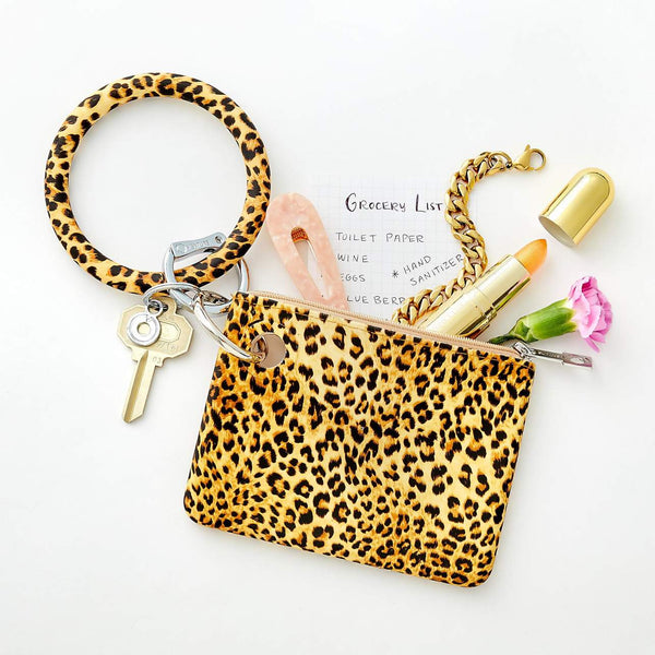 Mini Silicone Pouch | Cheetah