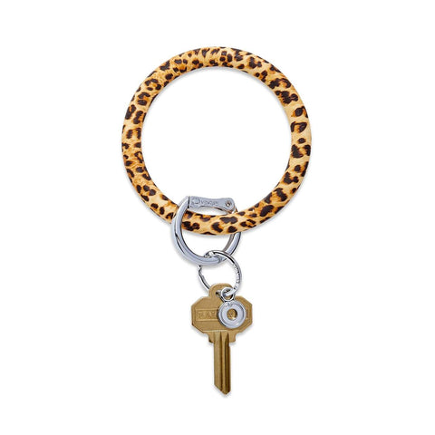 Silicone Big O Key Ring | Cheetah