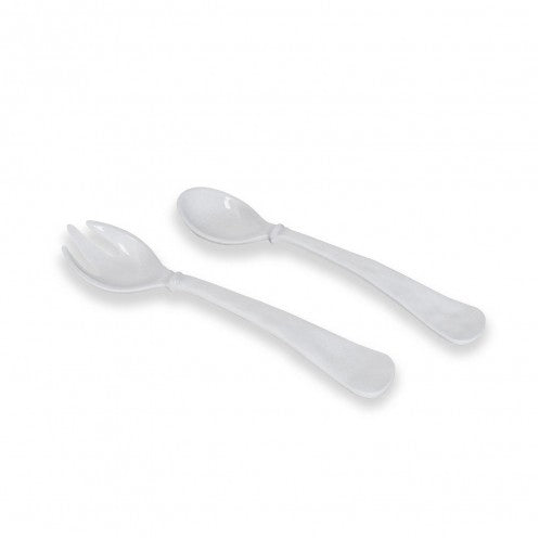 VIDA Havana Large Salad Servers | White