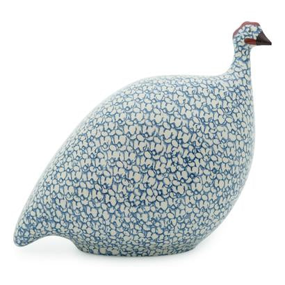 Guinea Fowl | White Speckled Blue | Large