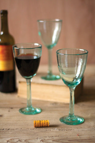 Recycled Wine Glasses