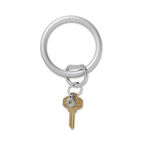 Silicone Big O Key Ring | Metallic Collection | Quicksilver