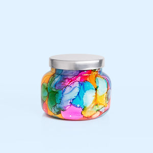 Signature Candle - Volcano - Rainbow Watercolor Jar