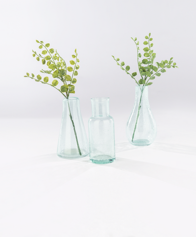 Petite Glass Bubble Bud Vase