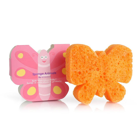 Body Wash Infused Butterly Sponge