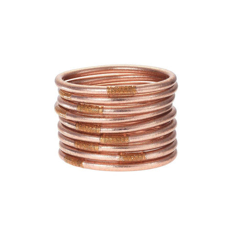 ROSE GOLD ALL WEATHER BANGLES® (AWB®) - SERENITY PRAYER