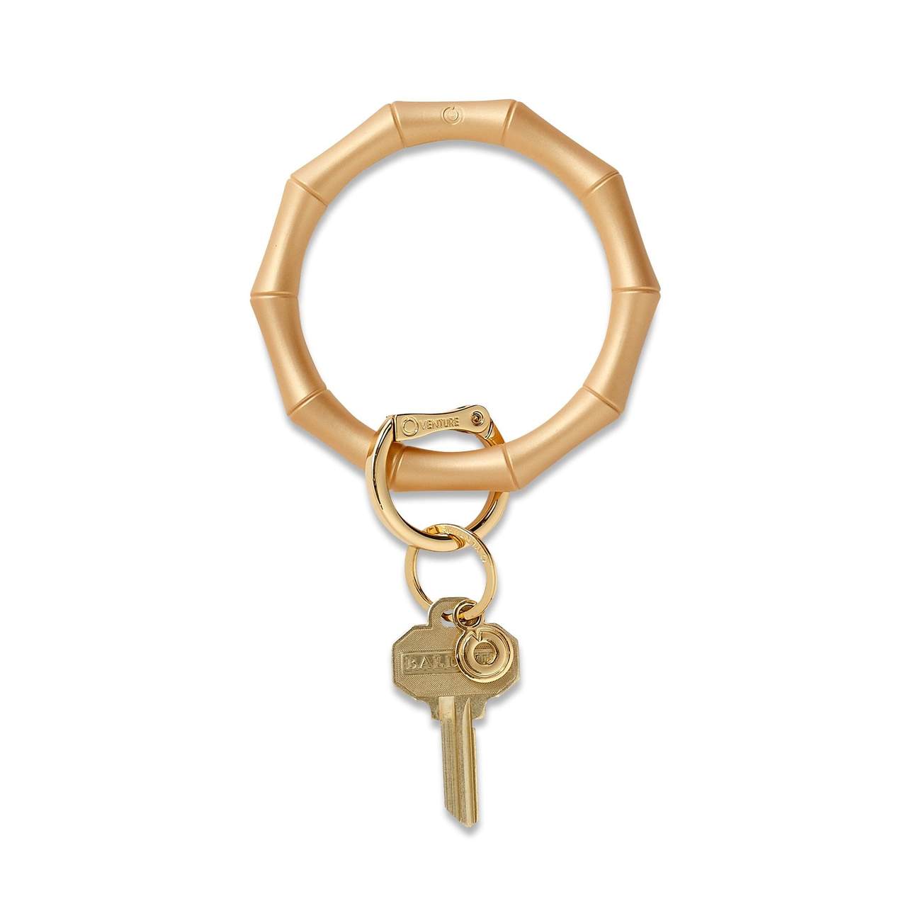 Silicone Big O Key Ring | Bamboo Collection | Gold Rush